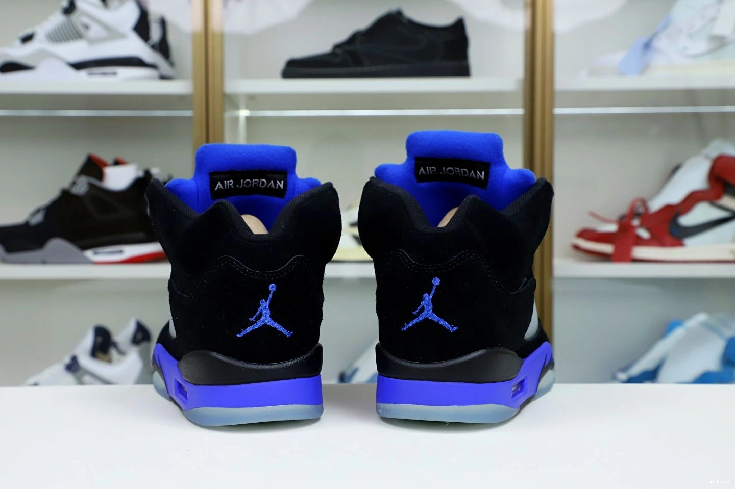 1st Kicks Shoes RETRO SportInspired 1971 Kimikick AIR 'RACER 5 JORDAN AIR JORDAN BLUE' 1201